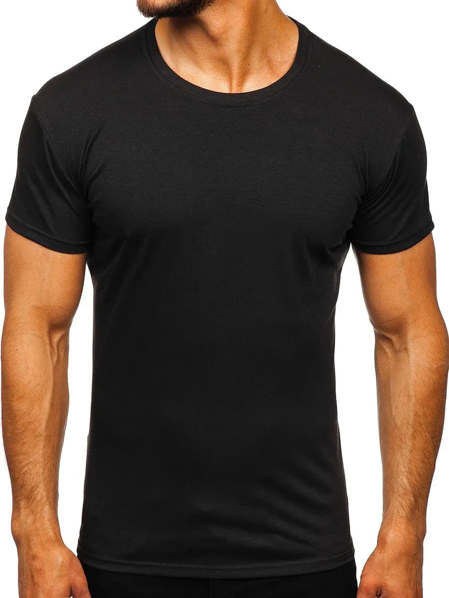 Klasyczny Komplet: Czarny T-shirt i Czarne Spodenki